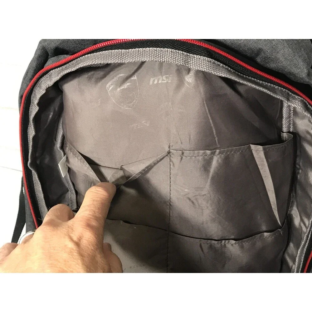 NEW! MSI Gaming G SERIES LARGE Backpack Laptop Computer Bag Travel Carry On